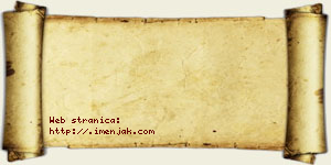 Jasna Tasić vizit kartica